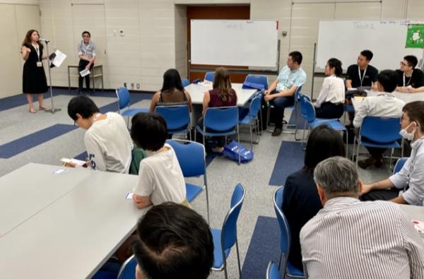 Young scientists in Kobe